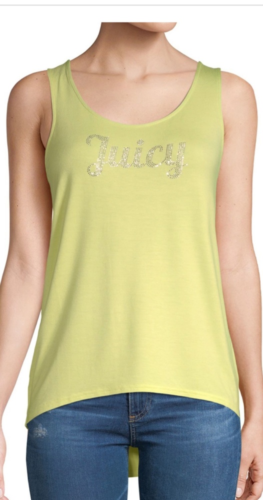 Juicy couture hi low bling top
